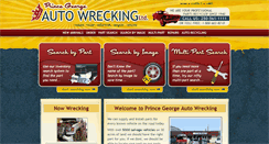 Desktop Screenshot of pgautowrecking.com